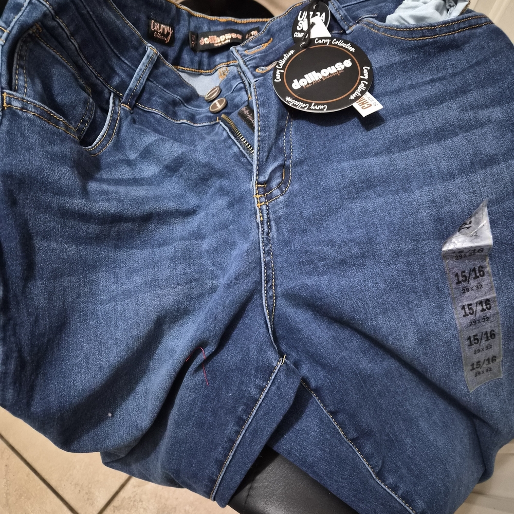Dollhouse Women's Skinny Jeans in Blue